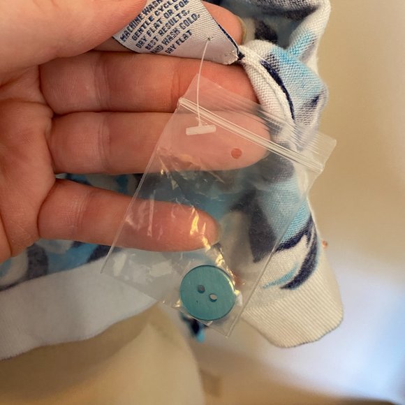 Cuddledown Lightweight Floral Cotton Sweater - Picture 6 of 6